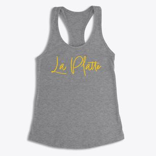 La Platte Nebraska Freestyle Women's Racerback Tank