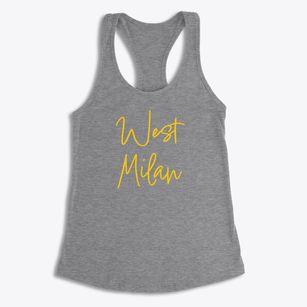 West Milan New Hampshire Freestyle Women's Racerback Tank