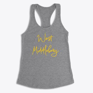 West Middlebury New York Freestyle Women's Racerback Tank
