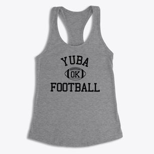 Yuba Oklahoma Football Women's Racerback Tank