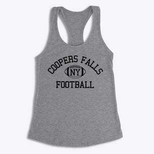 Coopers Falls New York Football Women's Racerback Tank