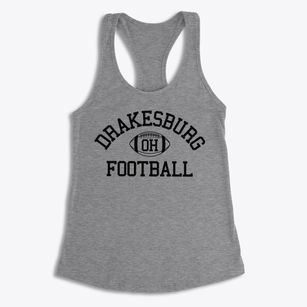 Drakesburg Ohio Football Women's Racerback Tank