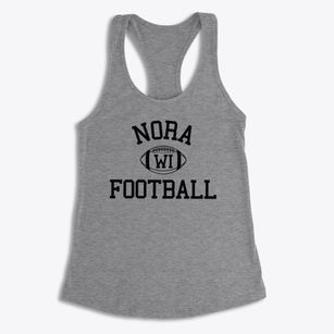 Nora Wisconsin Football Women's Racerback Tank