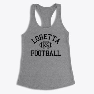 Loretta Kansas Football Women's Racerback Tank