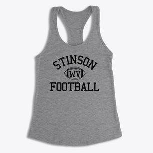 Stinson West Virginia Football Women's Racerback Tank