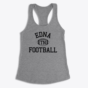 Edna Tennessee Football Women's Racerback Tank