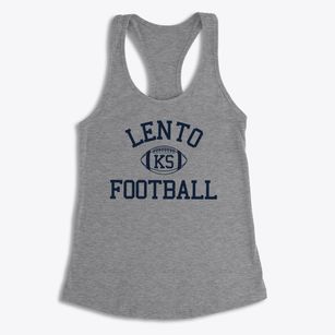 Lento Kansas Football Women's Racerback Tank