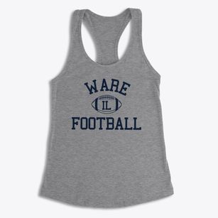 Ware Illinois Football Women's Racerback Tank