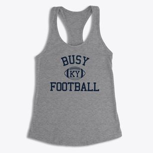 Busy Kentucky Football Women's Racerback Tank