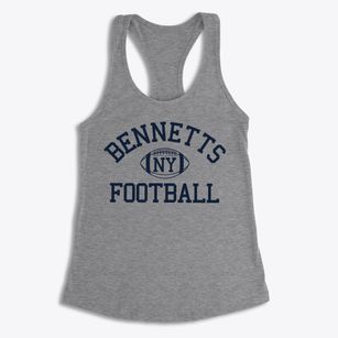 Bennetts New York Football Women's Racerback Tank