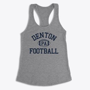 Denton Pennsylvania Football Women's Racerback Tank