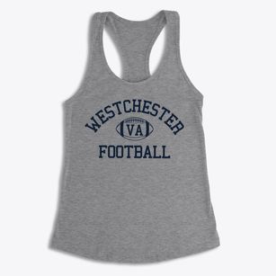 Westchester Virginia Football Women's Racerback Tank