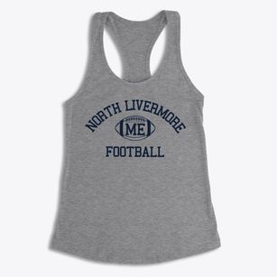 North Livermore Maine Football Women's Racerback Tank