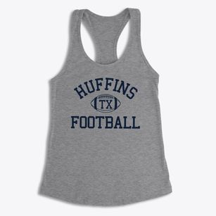 Huffins Texas Football Women's Racerback Tank