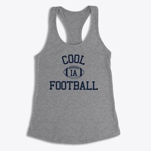 Cool Iowa Football Women's Racerback Tank