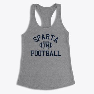 Sparta Tennessee Football Women's Racerback Tank