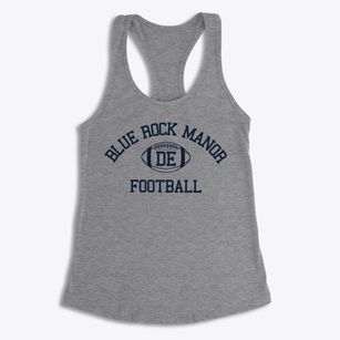 Blue Rock Manor Delaware Football Women's Racerback Tank