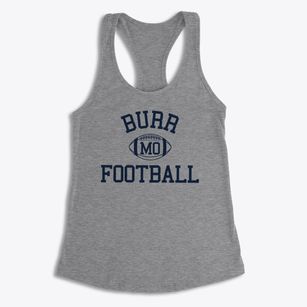Burr Missouri Football Women's Racerback Tank