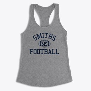 Smiths Mississippi Football Women's Racerback Tank