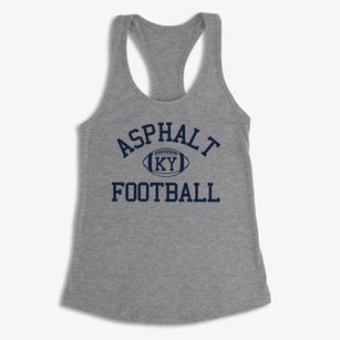 Asphalt Kentucky Football Women's Racerback Tank