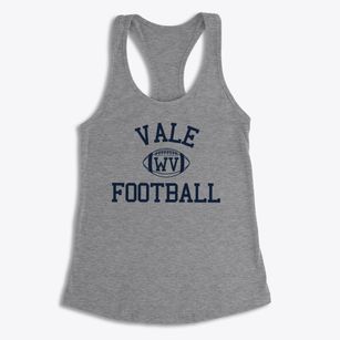 Vale West Virginia Football Women's Racerback Tank