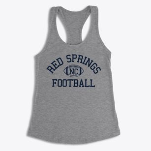 Red Springs North Carolina Football Women's Racerback Tank