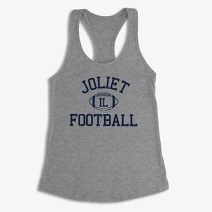 Joliet Illinois Football Women's Racerback Tank