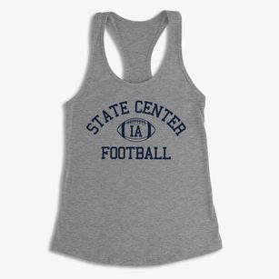 State Center Iowa Football Women's Racerback Tank