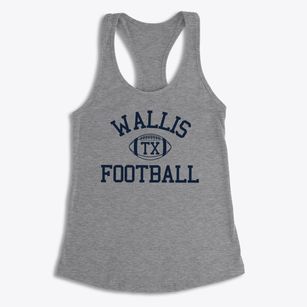Wallis Texas Football Women's Racerback Tank
