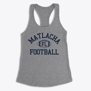 Matlacha Florida Football Women's Racerback Tank