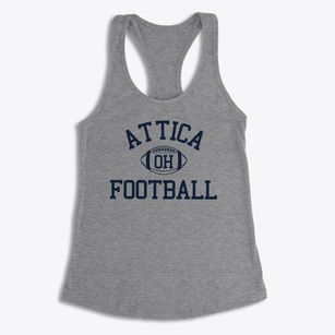 Attica Ohio Football Women's Racerback Tank