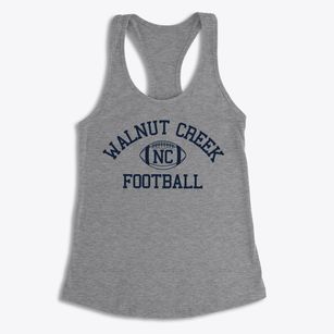 Walnut Creek North Carolina Football Women's Racerback Tank