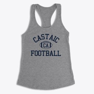 Castaic California Football Women's Racerback Tank