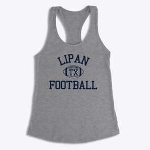Lipan Texas Football Women's Racerback Tank
