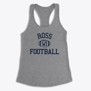 Ross Wisconsin Football Women's Racerback Tank