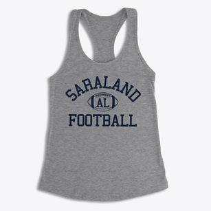 Saraland Alabama Football Women's Racerback Tank