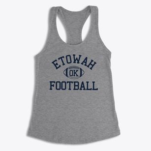 Etowah Oklahoma Football Women's Racerback Tank