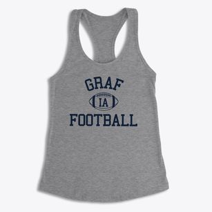 Graf Iowa Football Women's Racerback Tank