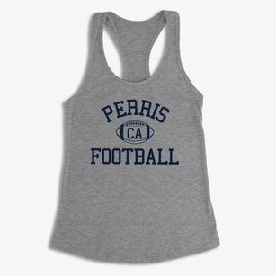 Perris California Football Women's Racerback Tank