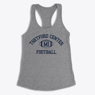Thetford Center Michigan Football Women's Racerback Tank