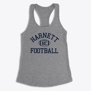 Harnett North Carolina Football Women's Racerback Tank