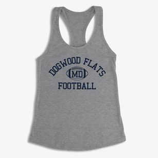 Dogwood Flats Maryland Football Women's Racerback Tank