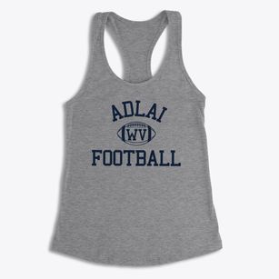 Adlai West Virginia Football Women's Racerback Tank