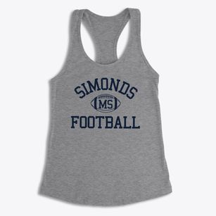 Simonds Mississippi Football Women's Racerback Tank