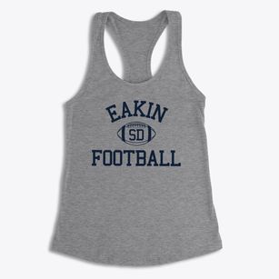 Eakin South Dakota Football Women's Racerback Tank