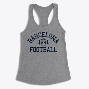 Barcelona Arkansas Football Women's Racerback Tank