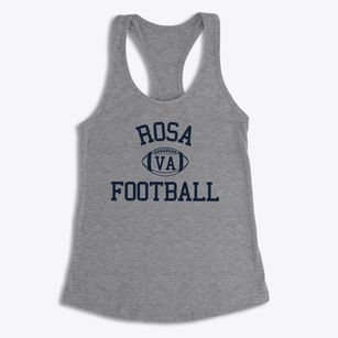 Rosa Virginia Football Women's Racerback Tank