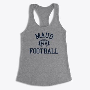 Maud West Virginia Football Women's Racerback Tank