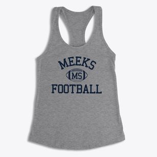 Meeks Mississippi Football Women's Racerback Tank