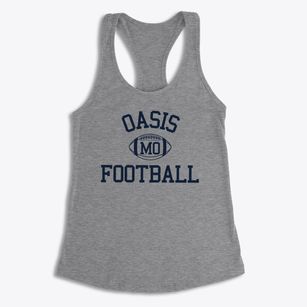 Oasis Missouri Football Women's Racerback Tank